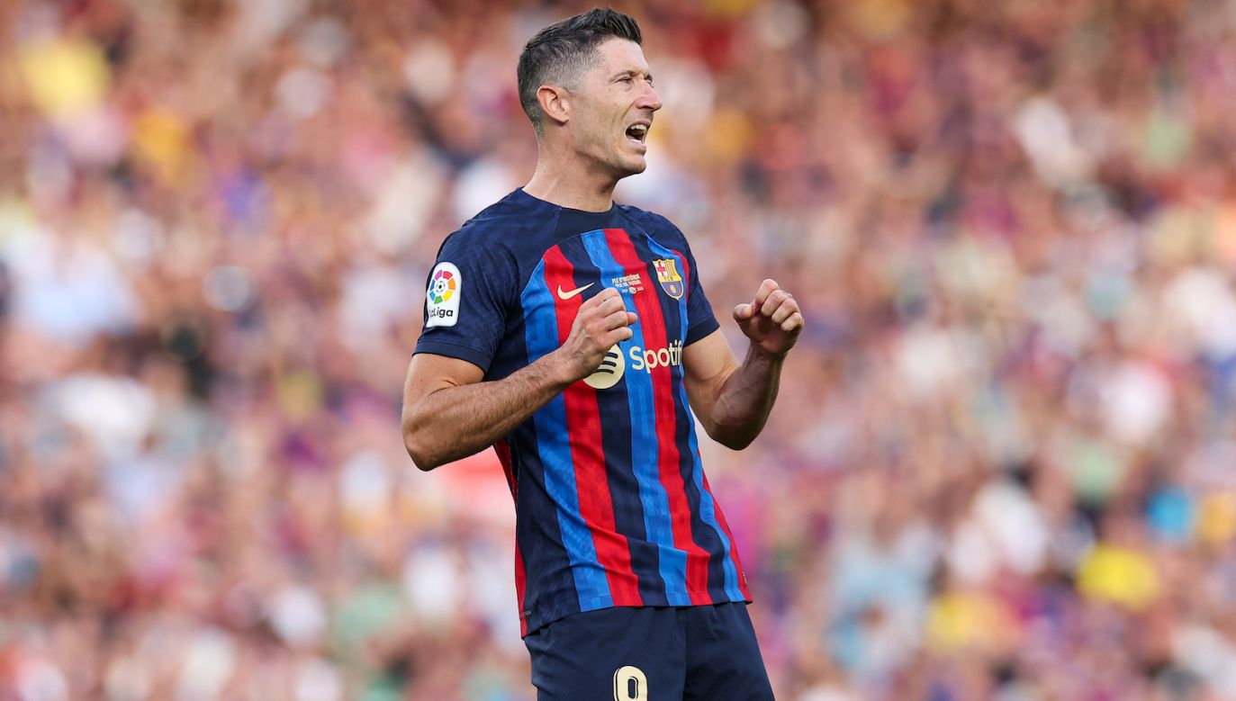 Robert Lewandowski nie chce opuszczać Barcelony (fot. Getty Images)