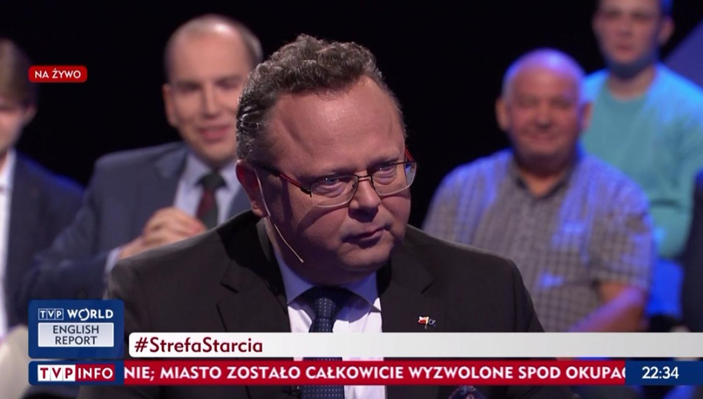 Andrzej Szejna: niech się pani zastanowi, lepiej pani będzie pod rządami Lewicy (fot. TVP Info)