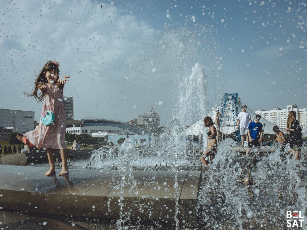 Спёка ў Менску. 22 чэрвеня 2021 года. Фота: Белсат