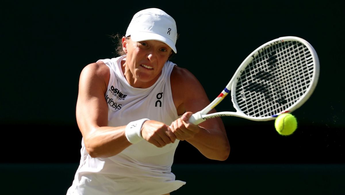 Amanda Anisimova – Iga Świątek [NA ŻYWO]. Śledź mecz Polki w finale Wimbledonu (fot. Getty Images)