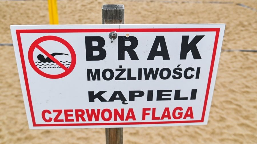 Darłówko Wschodnie 3 – zamknięte kąpielisko nad morzem (fot. PAP / M.Bielecki)