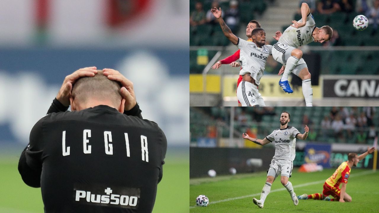 Legia Warszawa przegrała z Jagiellonią 1:2