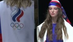 Stroje rosyjskich sportowców na IO w Tokio (fot. Reuters)