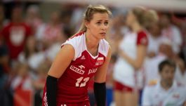 Paulina Maj-Erwardt w meczu mistrzostw Europy Polska – Niemcy (fot. PAP/Grzegorz Michałowski)