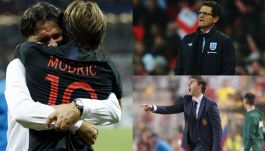Na zdjęciu: Zlatko Dalić, Luka Modrić, Fabio Capello i Julen Lopetegui (fot. Getty Images)