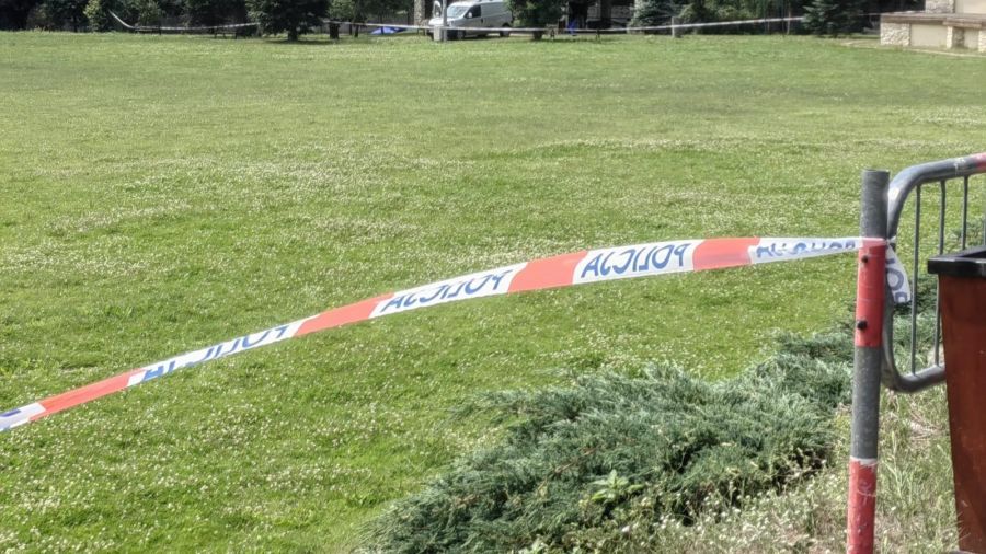 Miejsce znalezienia zwłok. Fot. TVP3 Katowice