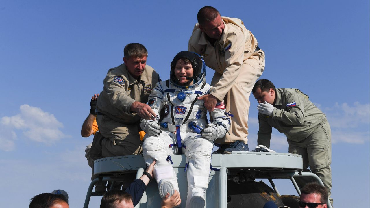 Astronautka na pokładzie ISS w 2018 roku miała korzystać z prywatnego konta współmałżonki, z którą była w separacji (fot. arch. PAP/ITAR-TASS/Sergei Mamontov)