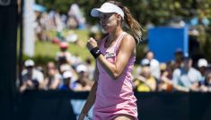 Magda Linette w 3. rundzie US Open (fot. Getty)