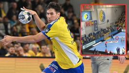 Industria Kielce zremisowała z Aalborgiem w Lidze Mistrzów. Decydujący gol budzi jednak spore kontrowersje (fot. PAP/Piotr Polak / EHF)