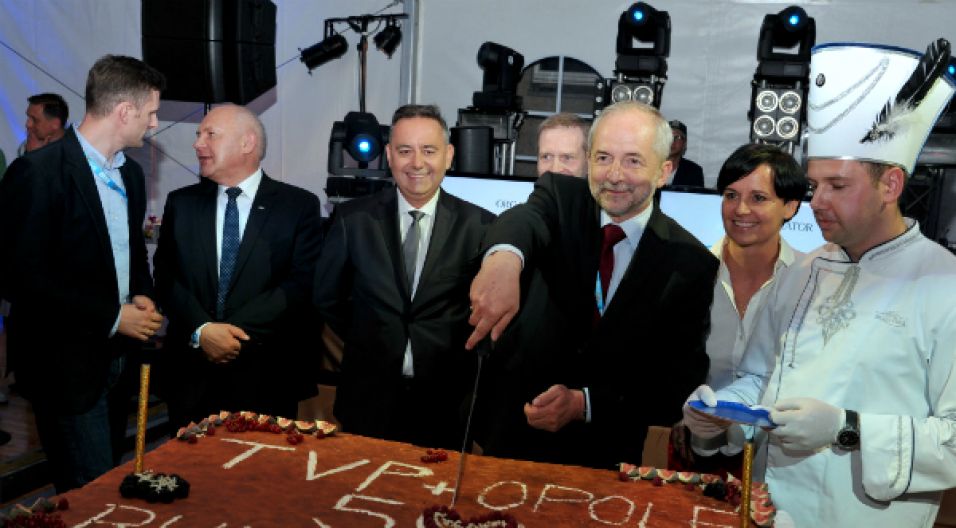 W opolskim amfiteatrze nie zabrakło prezesa Juliusz Brauna (fot. I. Sobieszczuk/TVP)