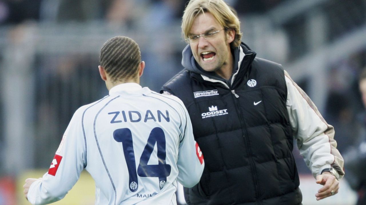Mohamed Zidan i Juergen Klopp (fot. Getty Images)