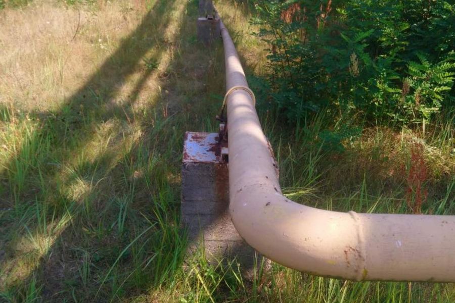 Газавая труба, выстаўленая на аўкцыён. Фота: «ІПМ-Таргі»