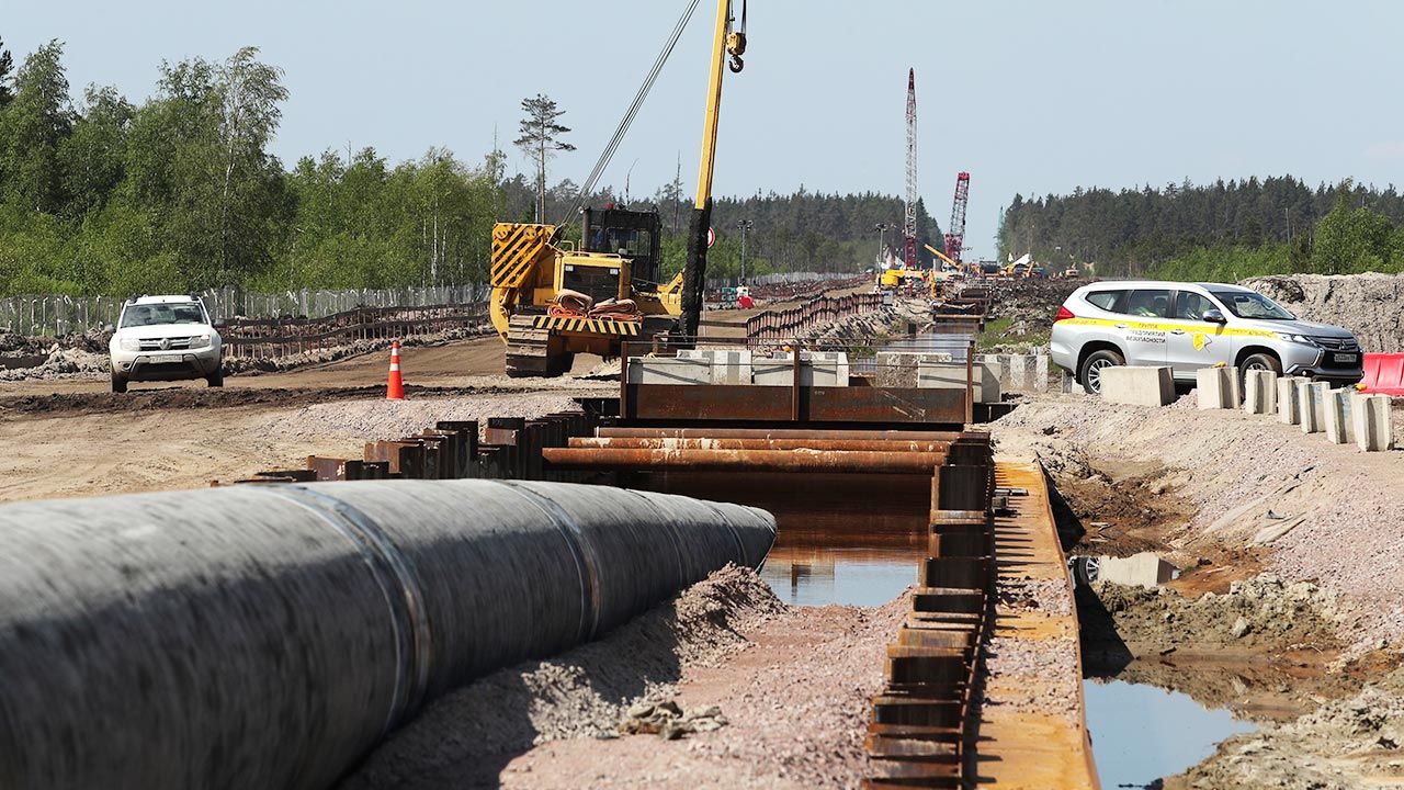 Budowa pierwszej nitki rurociągu Nord Stream 2 (fot. Alexander Demianchuk\TASS via Getty Images)