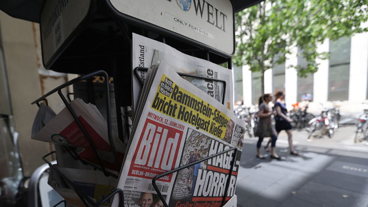 Niemiecki tabloid podlega koncernowi Axel Springer (fot. Getty Images) Niemiecki tabloid podlega koncernowi Axel Springer (fot. Getty Images)