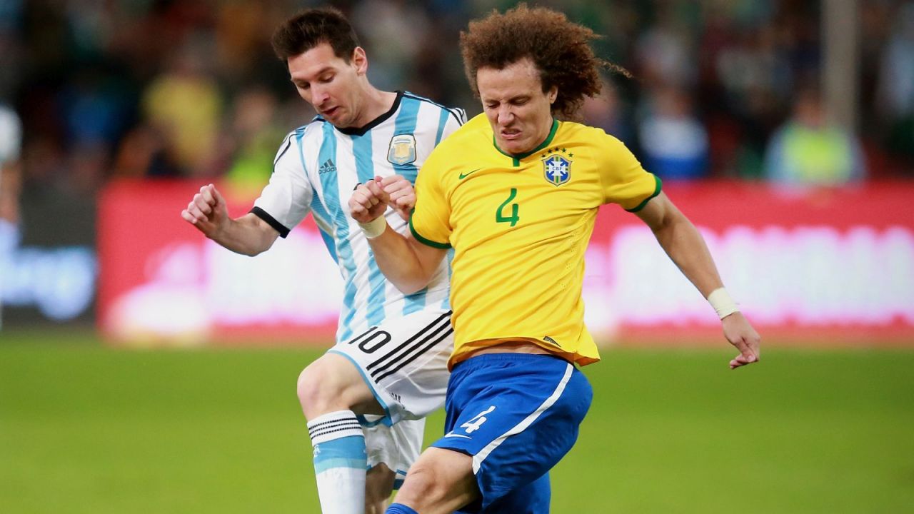 Piłka nożna, mecz towarzyski: Brazylia - Argentyna