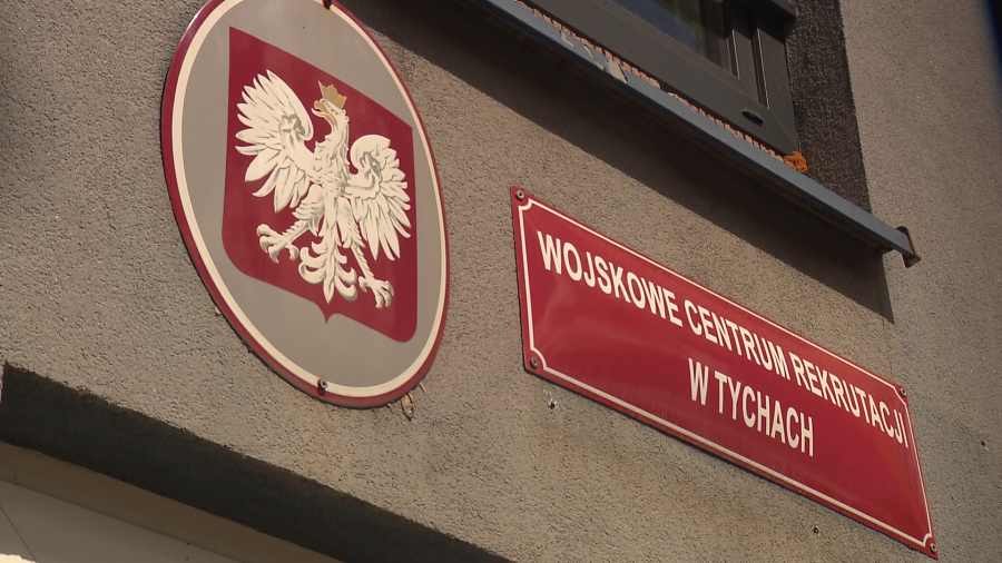 Wojskowe Centrum Rekrutacji ma zostać przeniesione z Tychów do Pszczyny. Fot. TVP3 Katowice