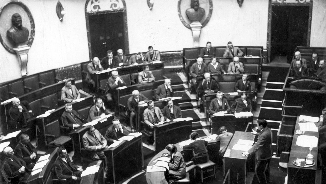 Sejm śląski, posiedzenie w roku 1939. Fot. NAC-IKC