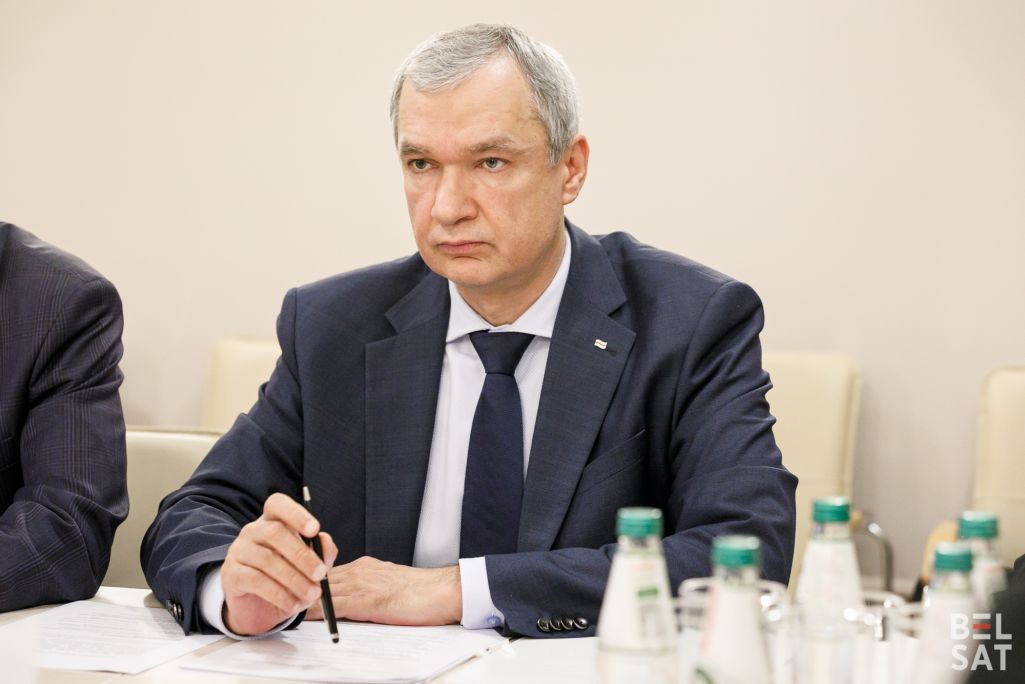 Павел Латушка. Варшава, Польшча. 2 кастрычніка 2023 года. (Фота: Таццяна Верамеева / Белсат)