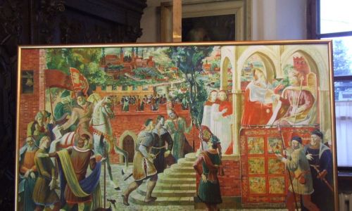Nadanie przywileju jedlneńskiego (1430).  Fot. z archiwum rodzinnego Adama Michalaka