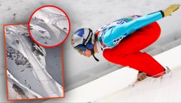 Publikujemy to pierwsi na świecie. W 2011 skocznia dla Morgensterna pozwalała skoczyć ponad 400 m (fot. Getty, mat. B. Rupitscha)