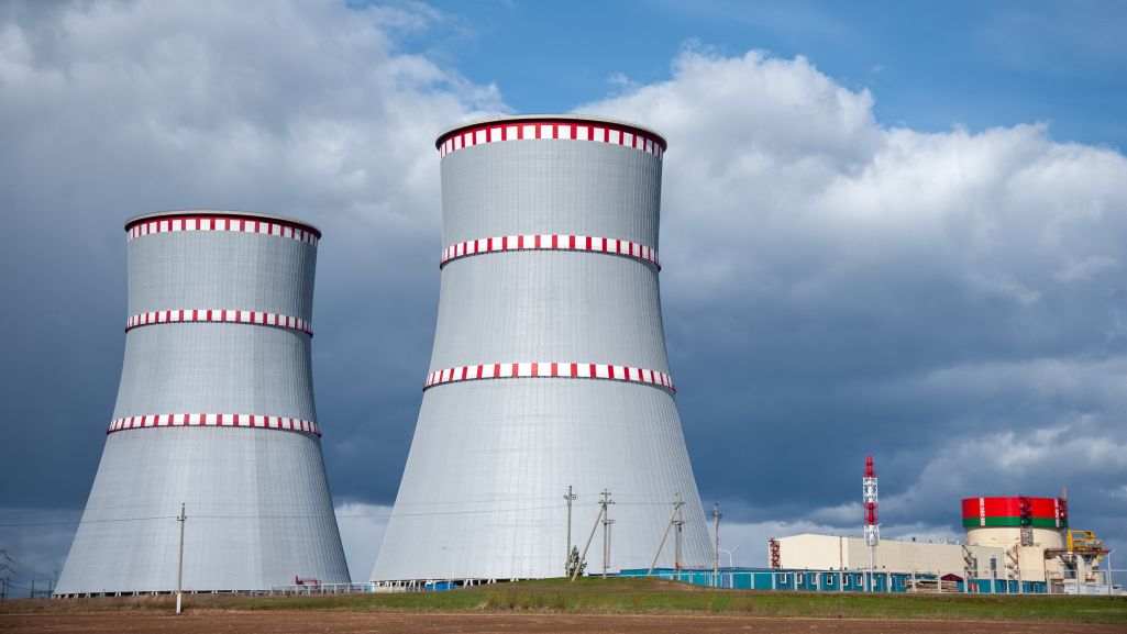 БелАЭС. 25 красавіка 2021 года. Астравецкі раён, Беларусь. (Фота: ВК / Белсат)