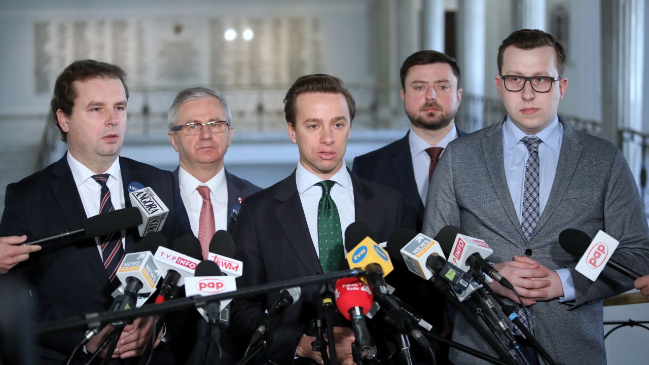 Politycy Konfederacji w Sejmie (fot. PAP/Leszek Szymański) Politycy Konfederacji w Sejmie (fot. PAP/Leszek Szymański)