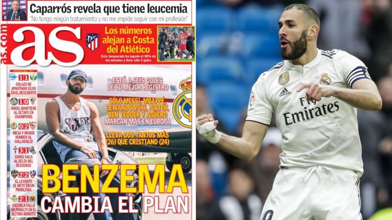 Karim Benzema w tym sezonie jest w bardzo dobrej dyspozycji (fot. AS/Getty Images)