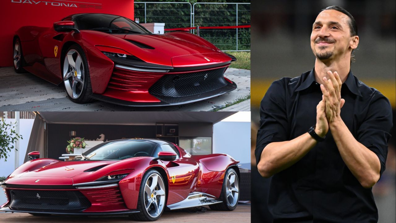 Zlatan Ibrahimović i Ferrari Daytona SP3 (fot. Getty Images)
