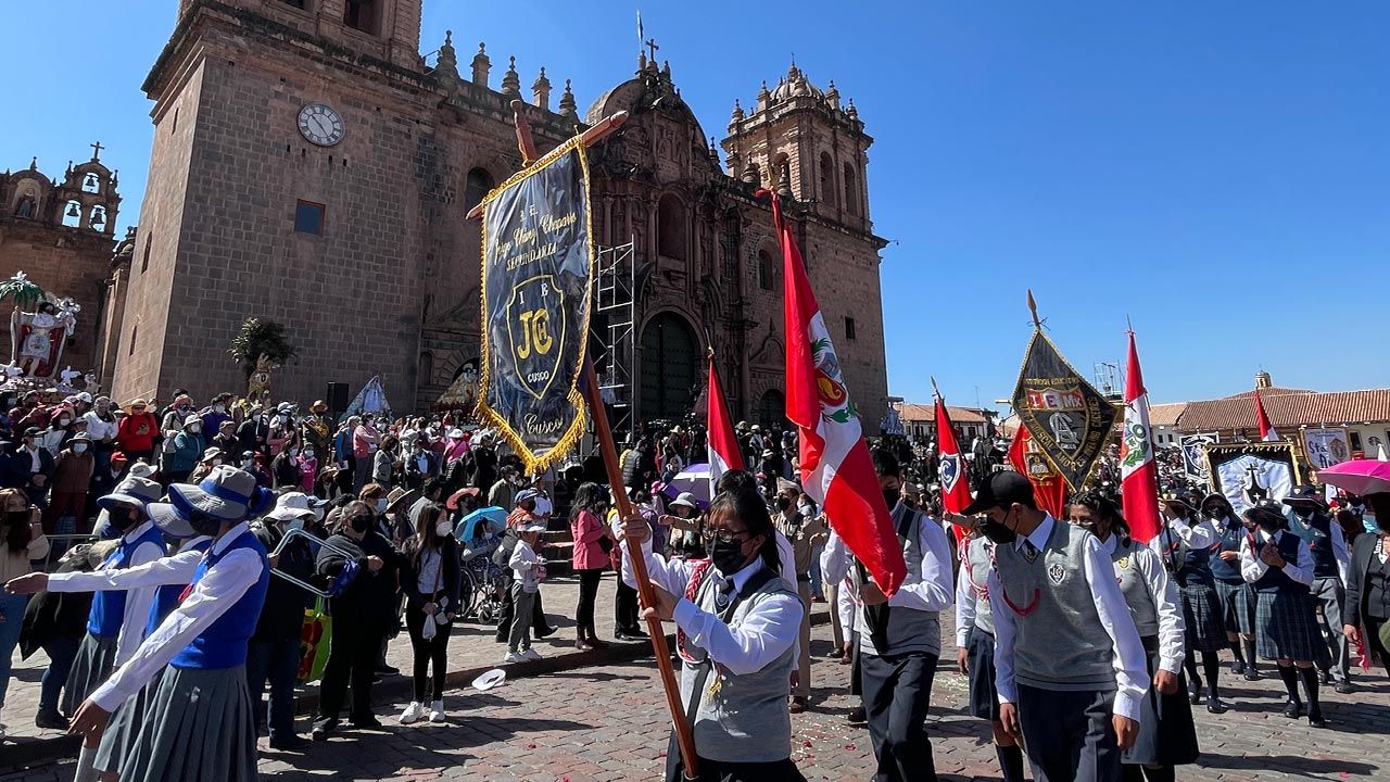 Cuzco hucznie świętuje Boże Ciało (fot. Agnieszka Wasztyl)