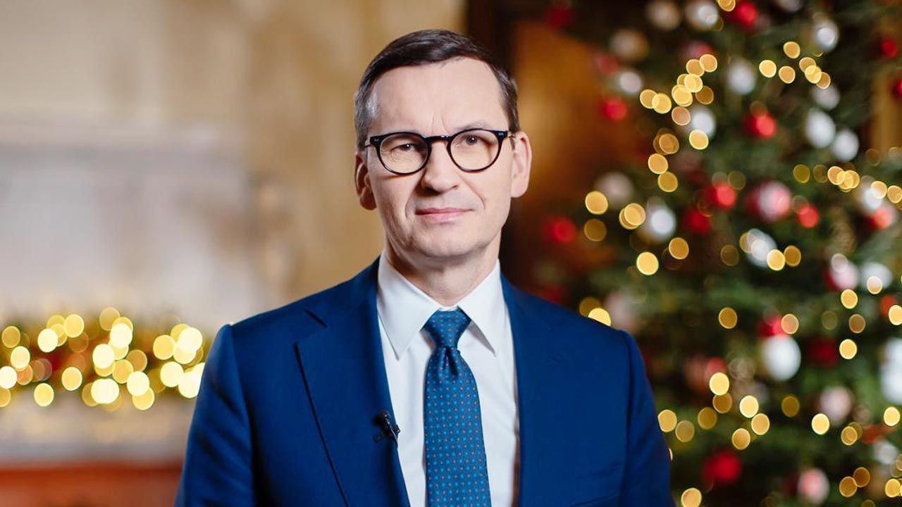 Życzenia od Mateusza Morawieckiego (fot. Kancelaria Prezesa Rady Ministrów)