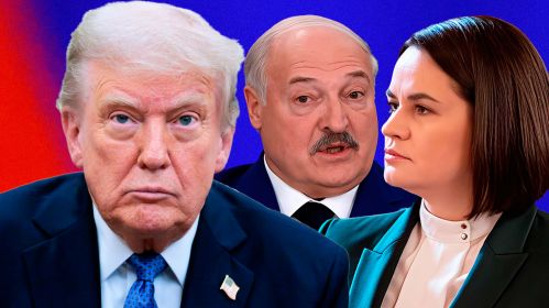 Калаж з фота: Chip Somodevilla / Getty Images; Telegram / tsikhanouskaya