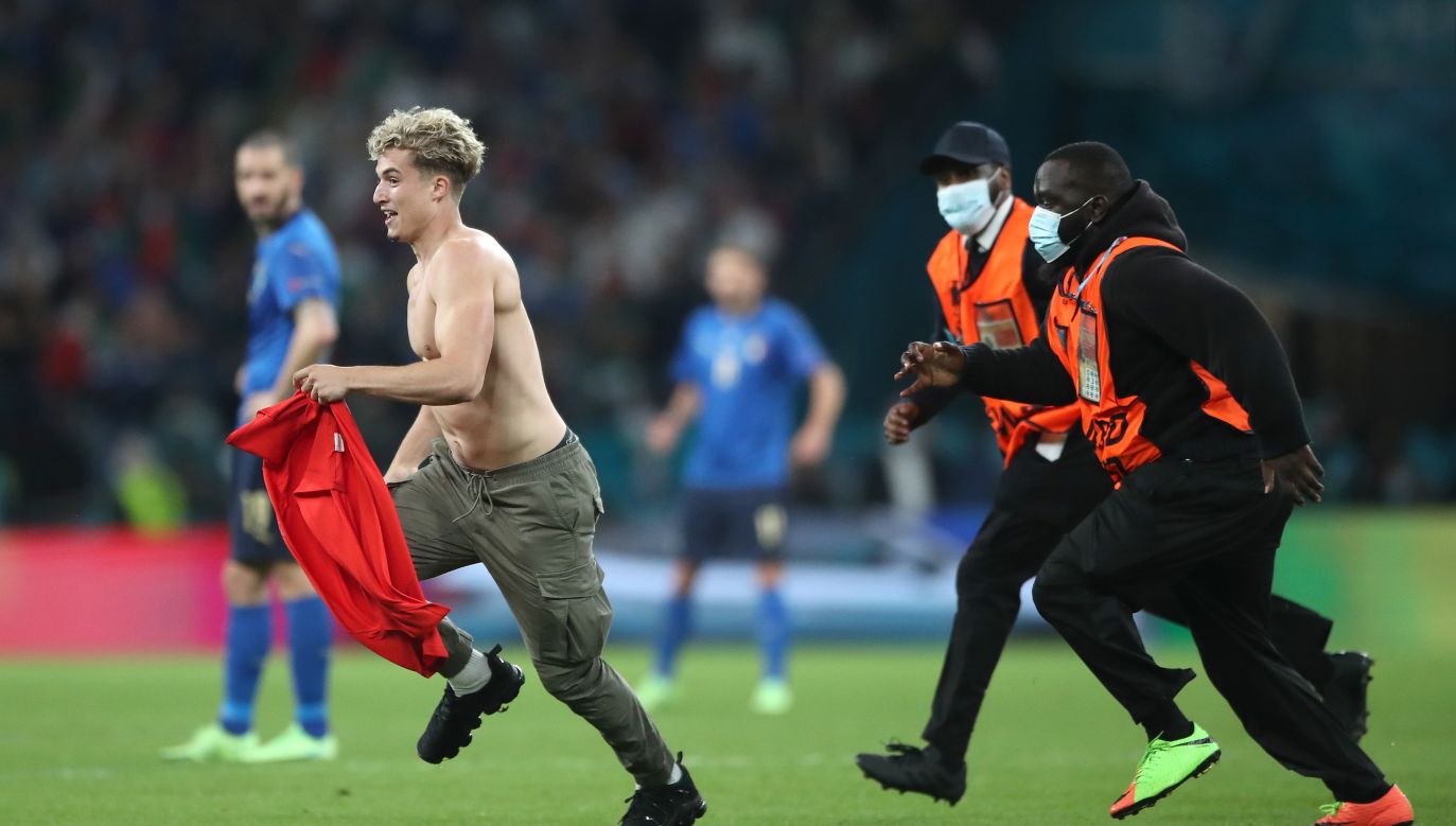 Gonitwa za kibicem podczas finału Euro 2020 (fot. Getty Images)