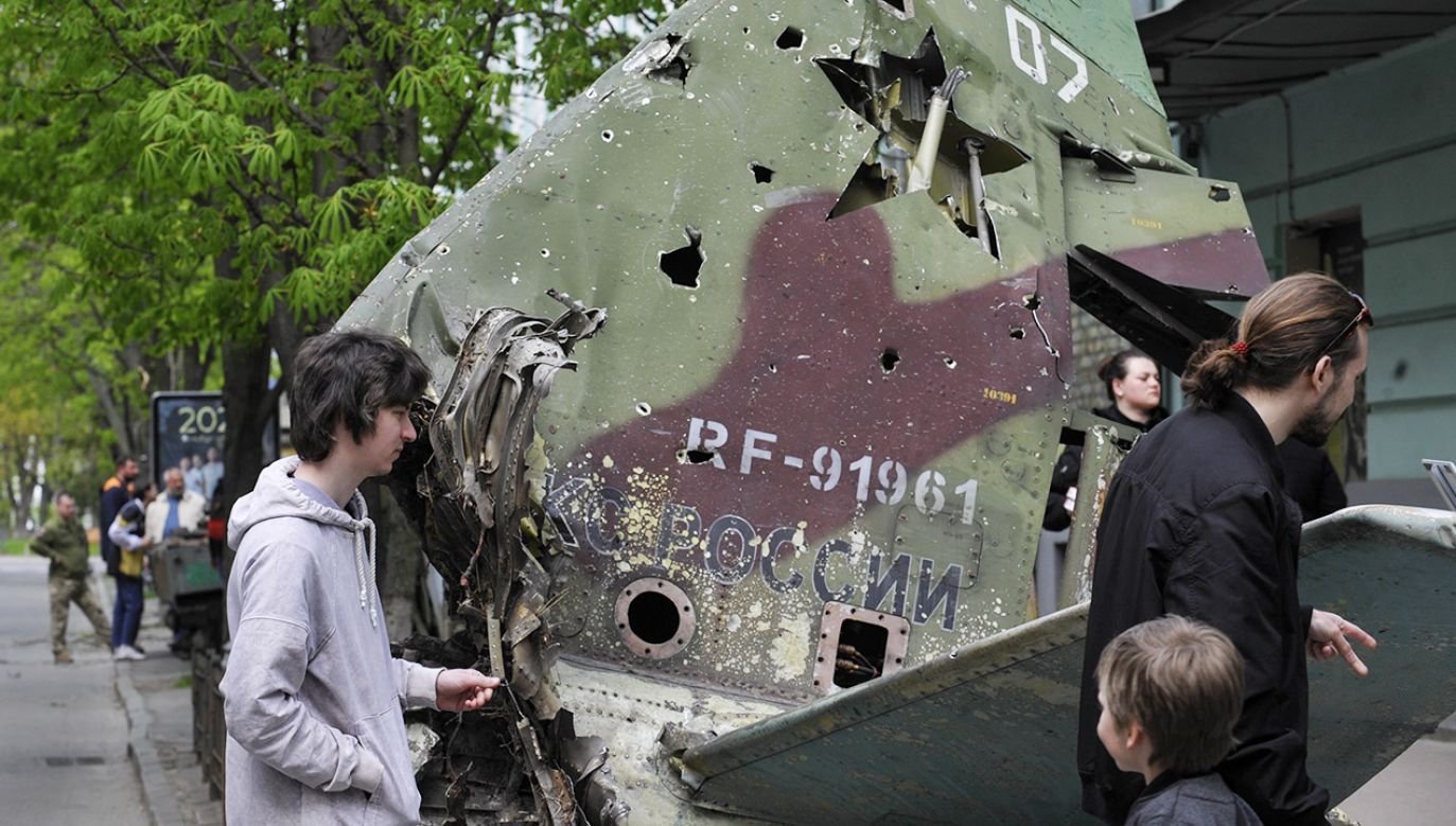 Rosyjskie straty (fot.  Sergei Chuzavkov/SOPA Images/LightRocket via Getty Images)