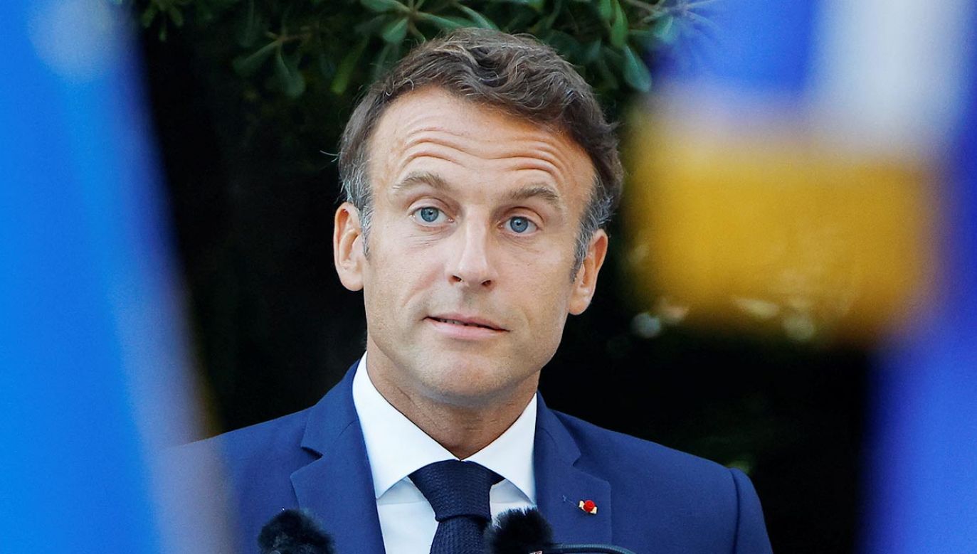 Emmanuel Macron (fot. PAP/EPA/ERIC GAILLARD / POOL)
