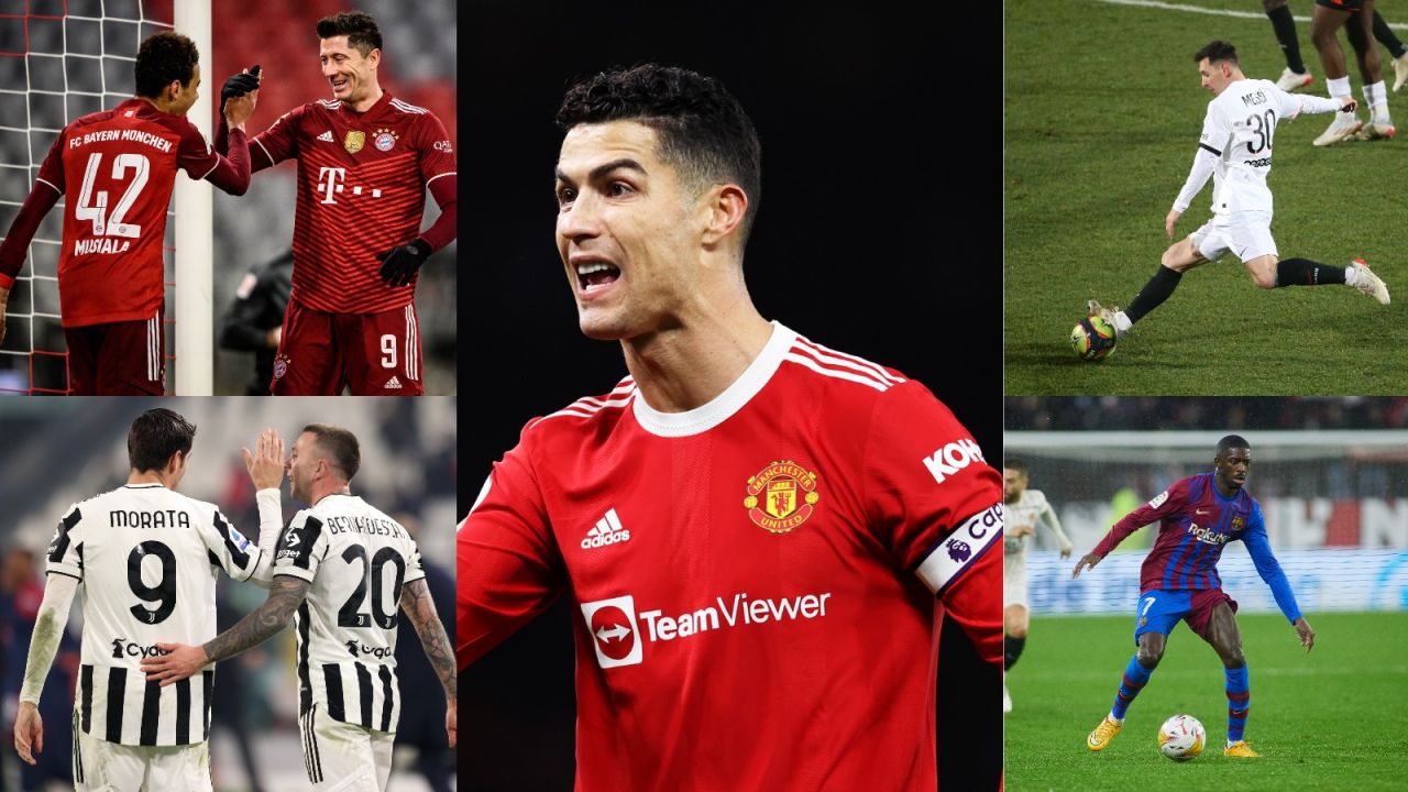 Serie A, Premier League, Ligue 1, Bundesliga, La Liga w 2022 roku