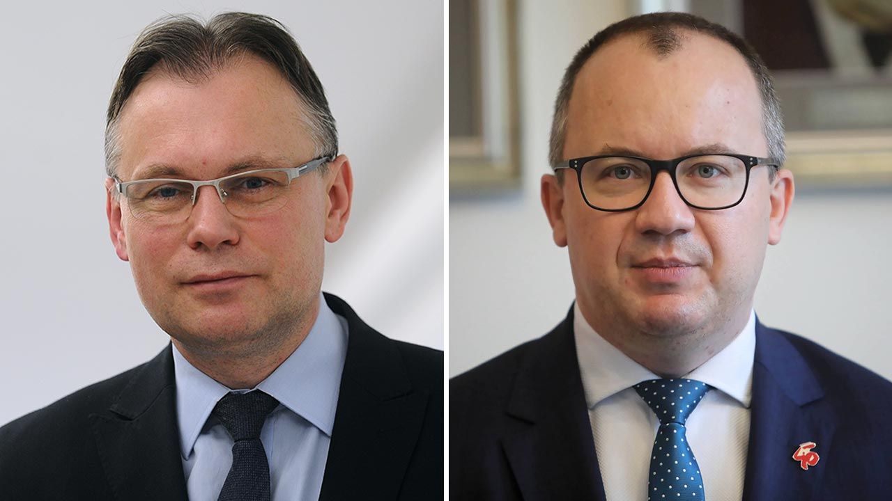 Arkadiusz Mularczyk i Adam Bodnar. Kontrowersje ws. RPO (fot. Forum/Adam Chelstowski; PAP/Wojciech Olkuśnik) Arkadiusz Mularczyk i Adam Bodnar. Kontrowersje ws. RPO (fot. Forum/Adam Chelstowski; PAP/Wojciech Olkuśnik)