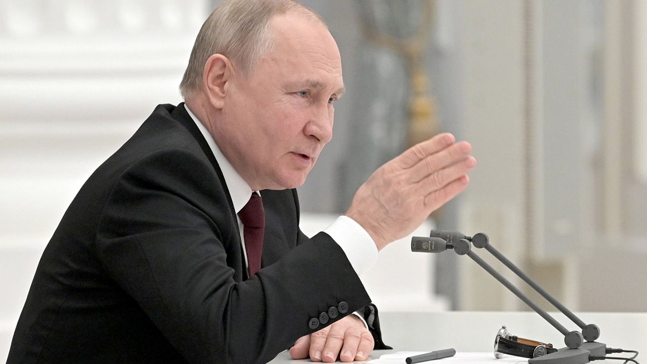 Prezydent Rosji Władimir Putin (fot. Alexei Nikolsky\TASS via Getty Images)