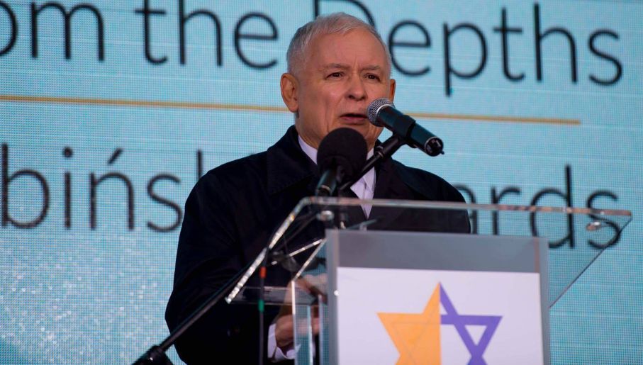 Przemówienie Jarosława Kaczyńskiego odbiło się głośnym echem w świecie (fot. Tomasz Soliński)