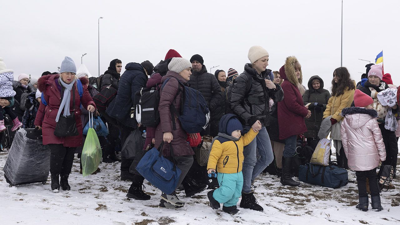 Premier mówił o kolejnej możliwej fali uchodźców z Ukrainy (fot.  Dan Kitwood/Getty Images)