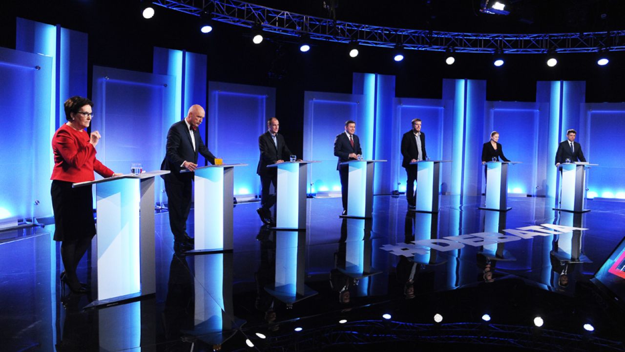 Debatę zaplanowano na kilka dni przed wyborczym finałem (fot. TVP/Jan Bogacz) Debatę zaplanowano na kilka dni przed wyborczym finałem (fot. TVP/Jan Bogacz)