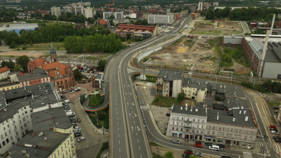 Estakada w Chorzowie została zamknięta prawie 2 miesiące temu. Fot. TVP3 Katowice