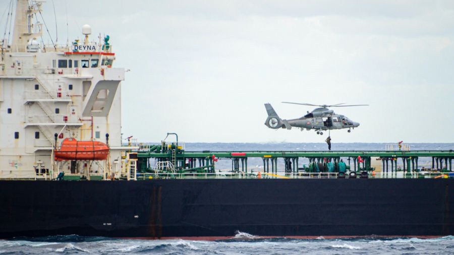 The operation was carried out with the assistance of the British. Photo: @EmmanuelMacron/X 