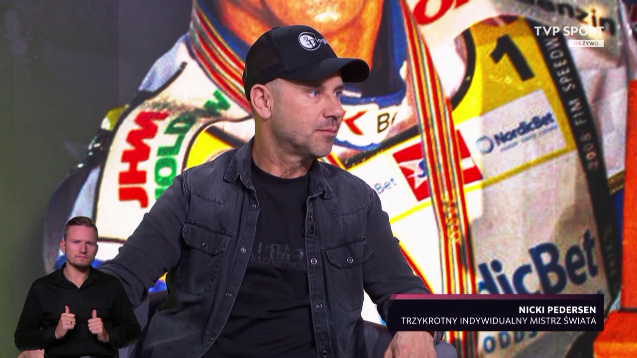 Nicki Pedersen (fot. TVP Sport)