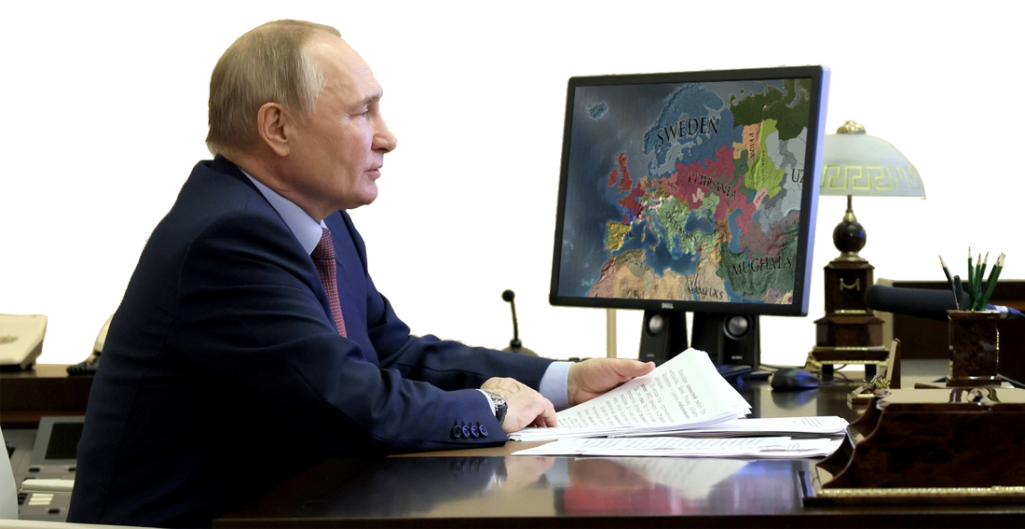Калаж з фота: Kremlin.ru, Europa Universalis IV / Steam
