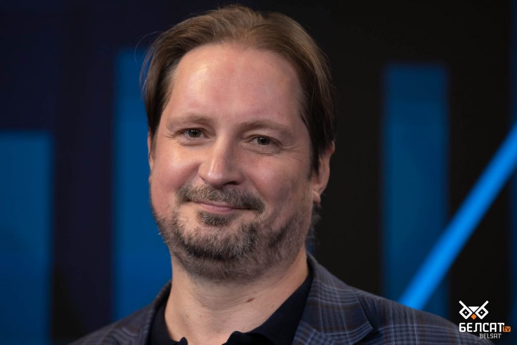 Сергей Чалый, ведущий программы «Давайте разбираться» на Белсате (Фота: Белсат)