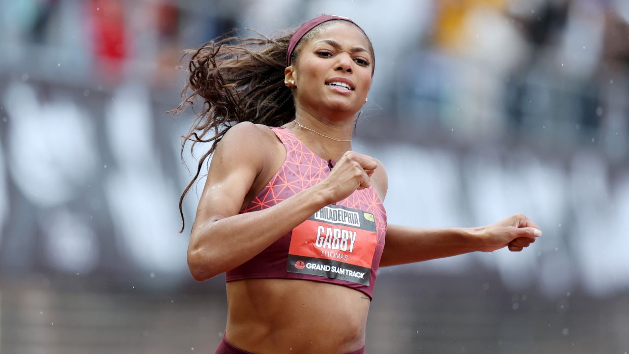 Gabby Thomas to trzykrotna złota medalistka IO z Paryża (fot. Getty)