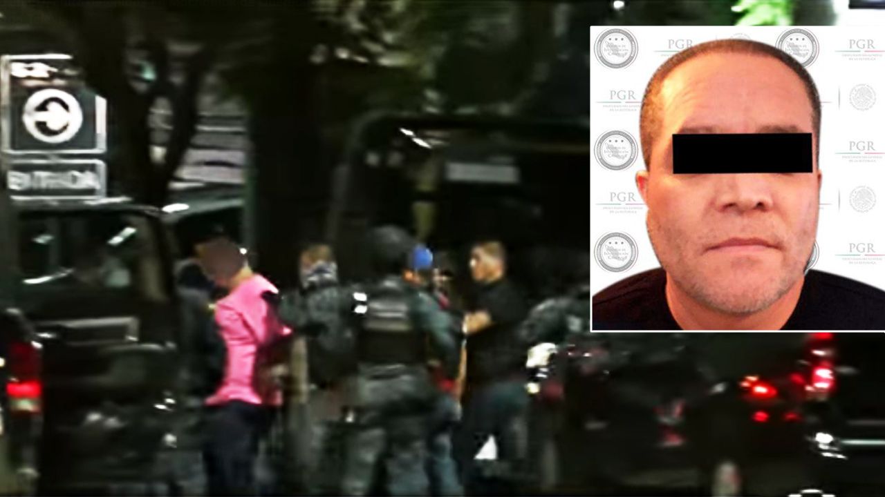 W ujęciu gangstera brało udział 20 jednostek służb mundurowych (fot. FB/Noticieros Televisa)