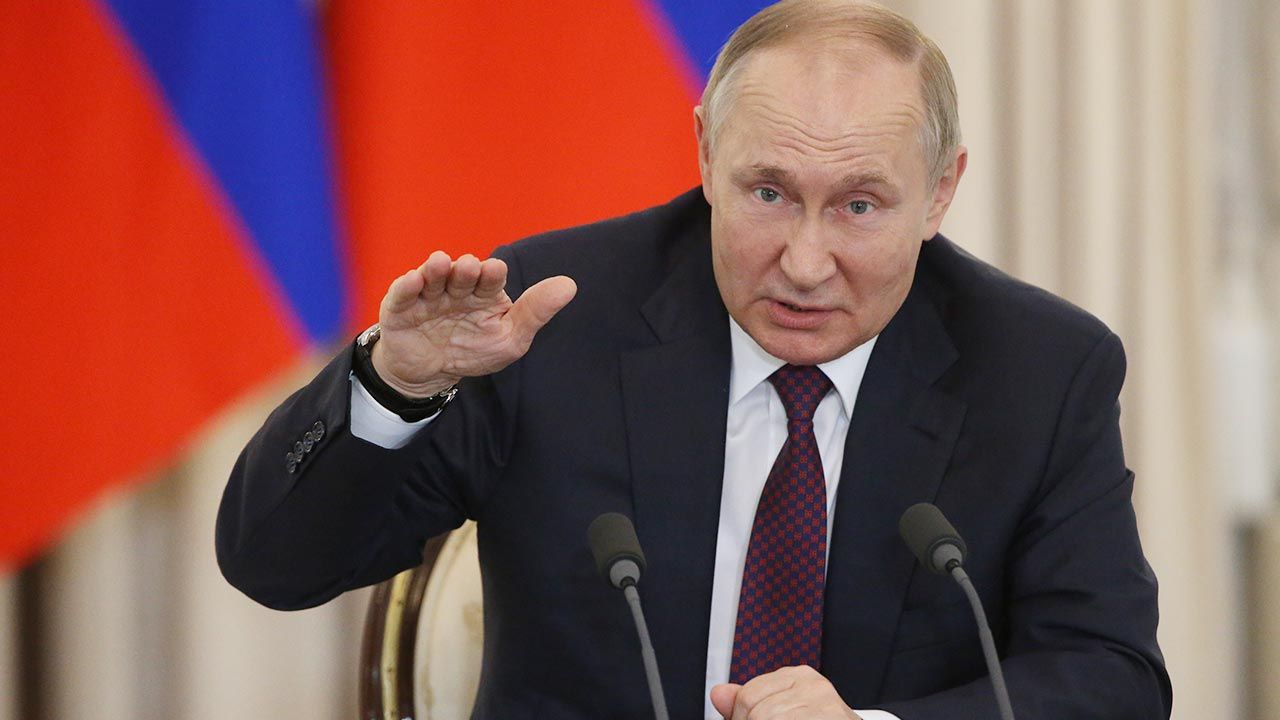 Prezydent Rosji nie odpowiada na niewygodne pytania (fot. Contributor/Getty Images)