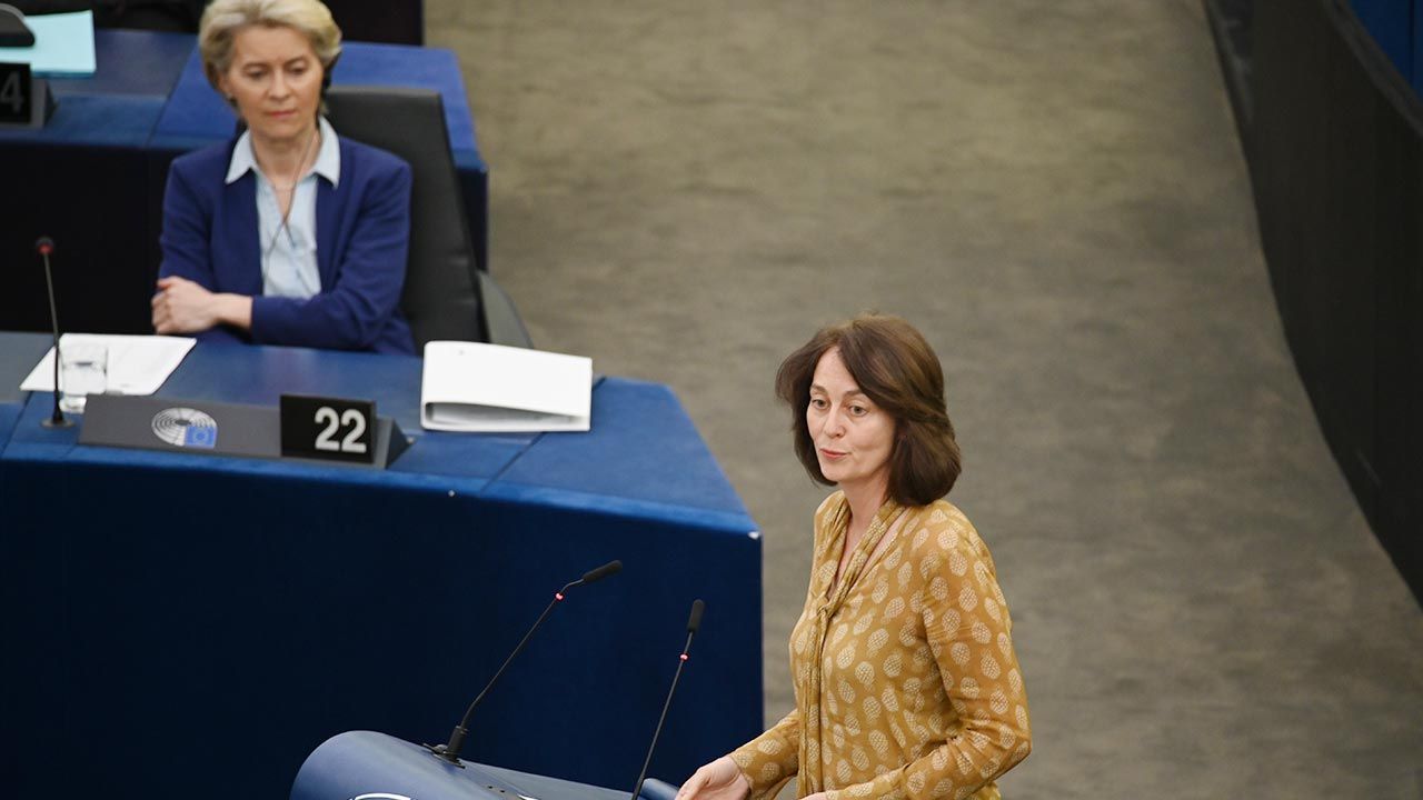 Katarina Barley atakuje Komisję Europejską i Polskę ws. praworządności i funduszy z KPO (fot. Forum/ Aleksiej Witwicki)