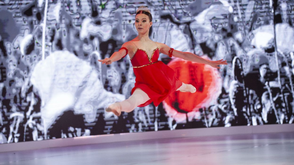Nikola Dworecka zatańczyła do „Bajadery” (fot. N. Młudzik/TVP)